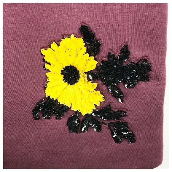 NWT Anthropologie Dhruv Kapoor Sequined Applique Shift Mini Dress Size Small‎ - Picture 9 of 14